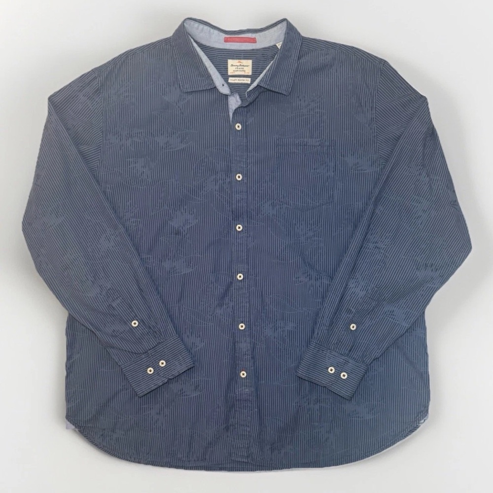 Tommy Bahama Blue Casual Button Down Shirt
